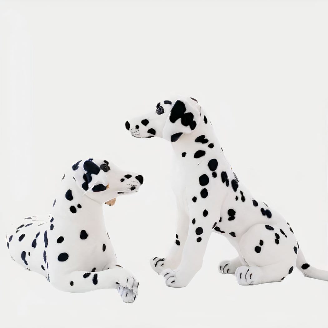 Dalmatien Knuffelhond Grote Maat Zacht Pluche Realistisch Ontwerp De Knuffel 30-cm
