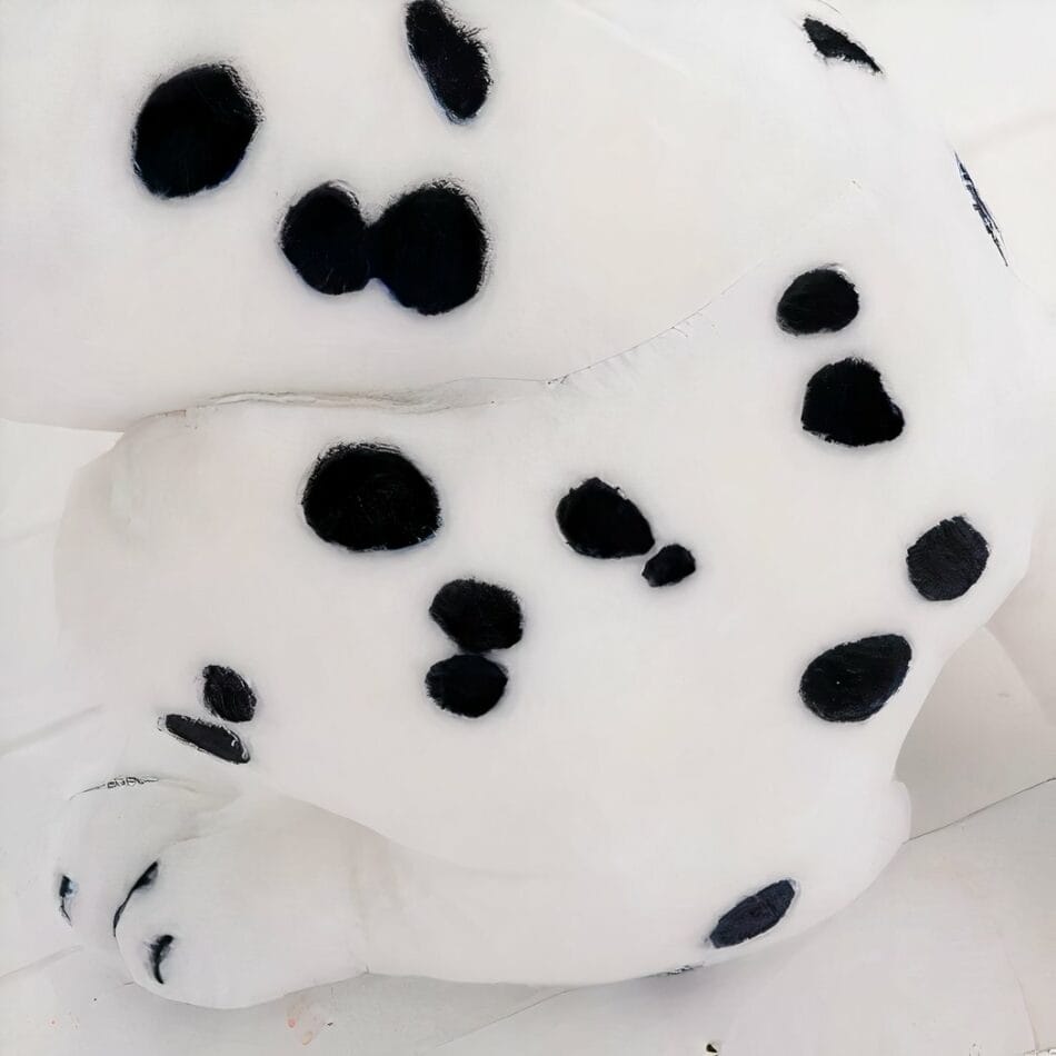 Dalmatien Knuffelhond Grote Maat Zacht Pluche Realistisch Ontwerp De Knuffel