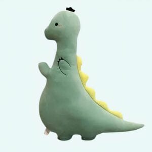 Diepblauwe Pluche Dinosaurus Knuffel Magique Met Realistische Vorm De Knuffel