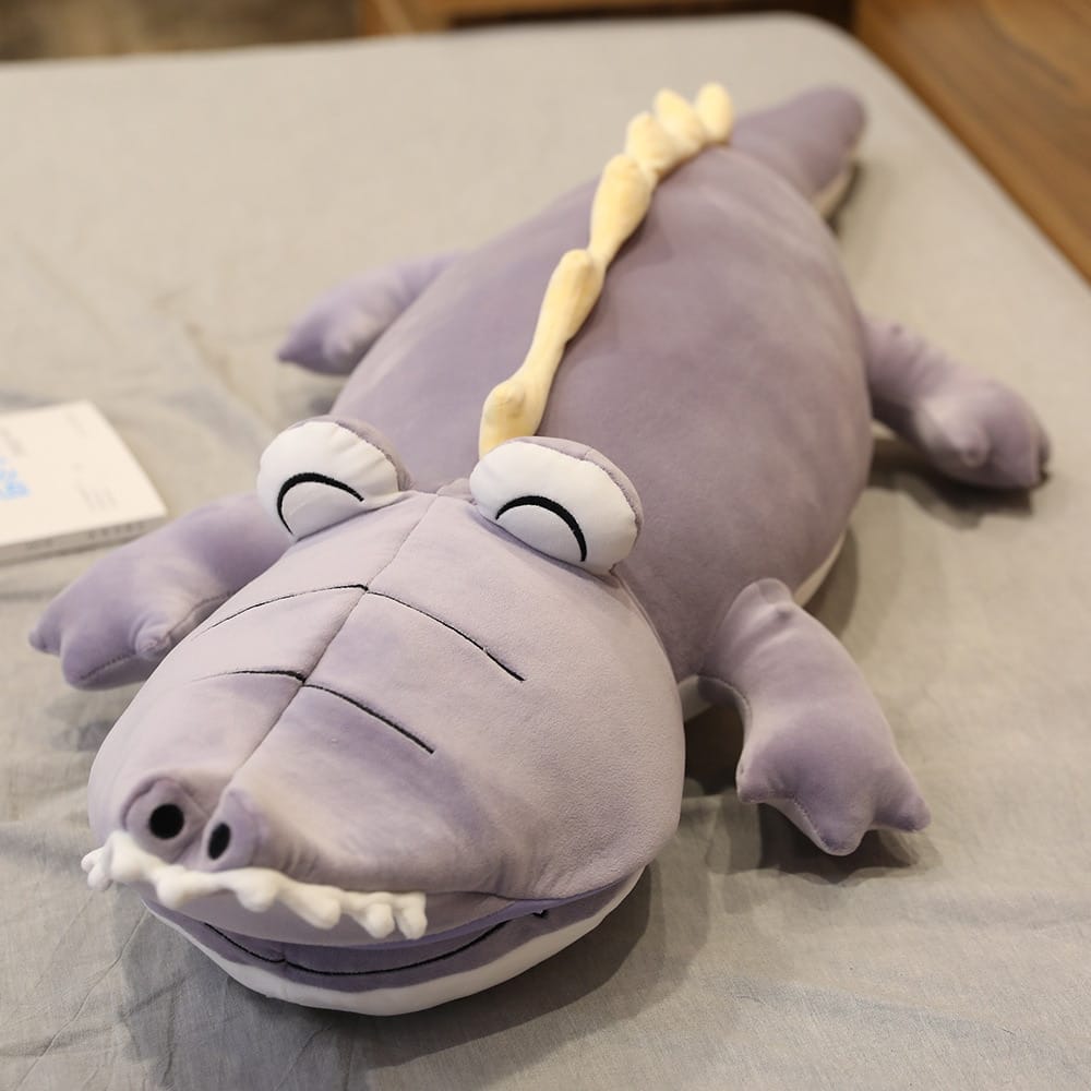 Diepe Paarse Dinosaurus Knuffel 100 cm Magische Vriend De Knuffel