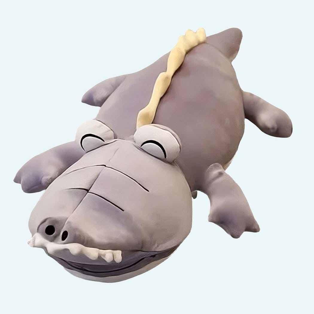 Diepe Paarse Dinosaurus Knuffel 100 cm Magische Vriend De Knuffel