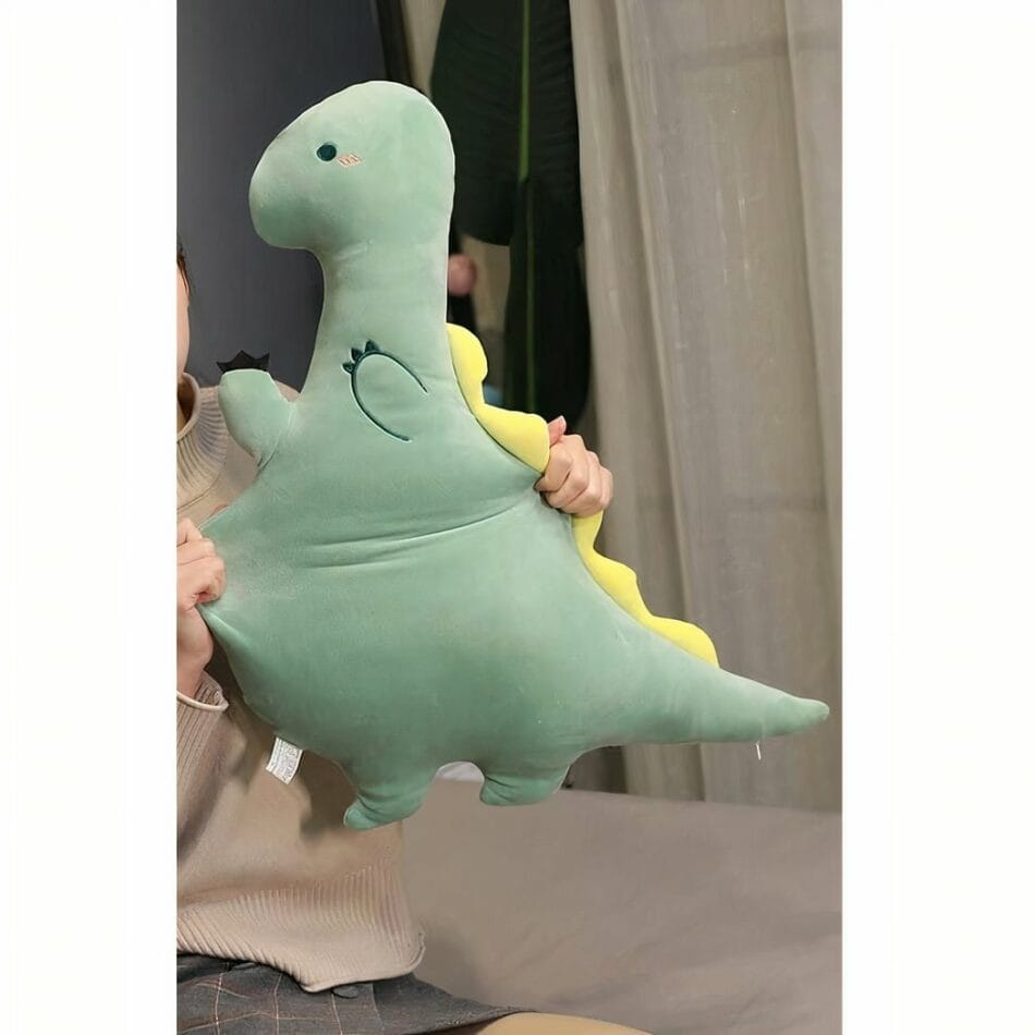 Dinosaurus Knuffel Kussen Met Kleurrijke Illustratie Voor Kinderen De Knuffel