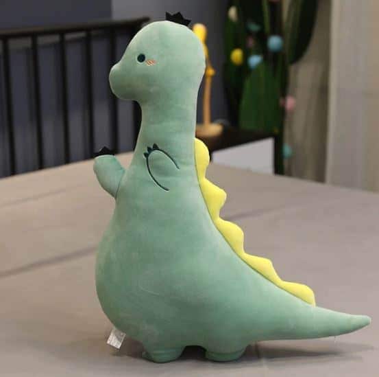 Dinosaurus Knuffel Kussen Met Kleurrijke Illustratie Voor Kinderen De Knuffel