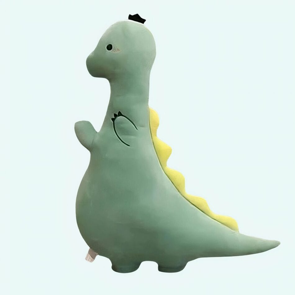 Dinosaurus Knuffel Kussen Met Kleurrijke Illustratie Voor Kinderen De Knuffel