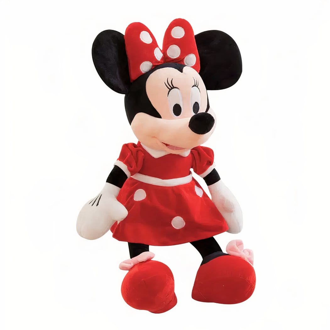 Disney Minnie Mouse Knuffel Met Roze Strik En Jurk De Knuffel 30cm