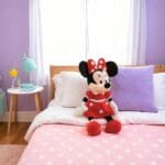 Disney Minnie Mouse Knuffel Met Roze Strik En Jurk De Knuffel