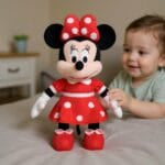 Disney Minnie Mouse Knuffel Met Roze Strik En Jurk De Knuffel