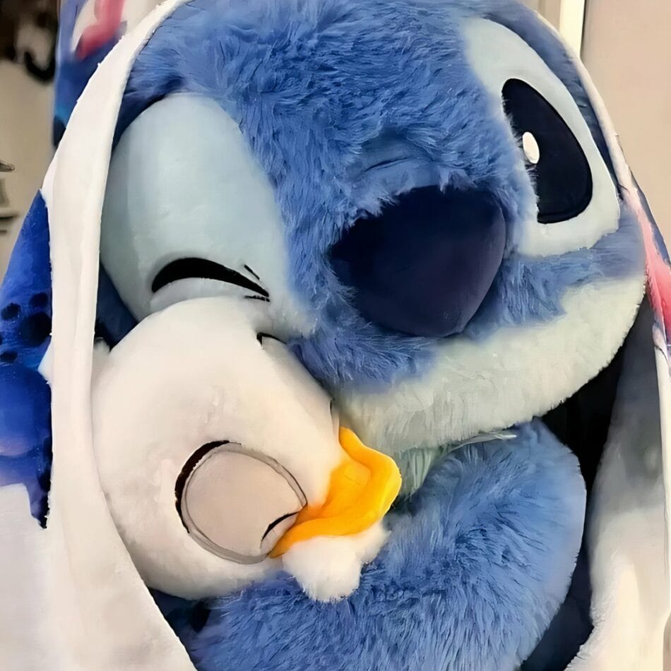 Disney Stitch Knuffel met Zacht Eend De Knuffel