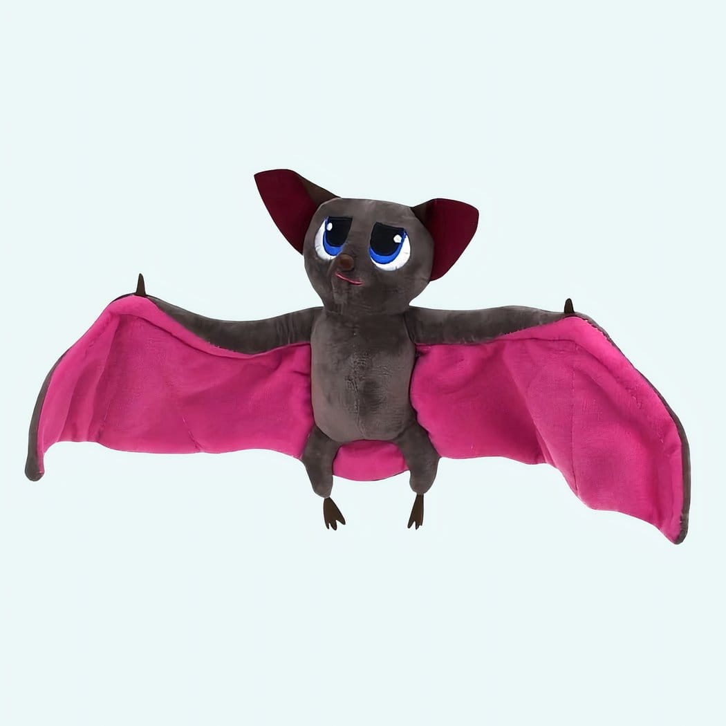 Donker Sfeervolle Halloween Knuffel Vleermuis met Zachte Vacht De Knuffel