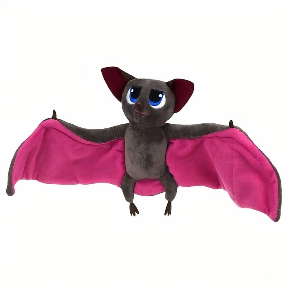 Donker Sfeervolle Halloween Knuffel Vleermuis met Zachte Vacht De Knuffel