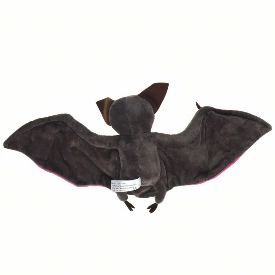 Donker Sfeervolle Halloween Knuffel Vleermuis met Zachte Vacht De Knuffel