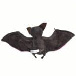 Donker Sfeervolle Halloween Knuffel Vleermuis met Zachte Vacht De Knuffel
