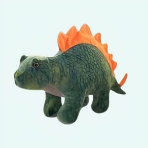 Donkerbruine Stegosaurus Knuffel Zachte Dino Speelkameraad De Knuffel