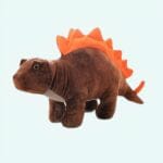Donkerbruine Stegosaurus Knuffel Zachte Dino Speelkameraad De Knuffel