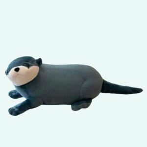 Donkergrijze Knuffel Otter Met Ultra Zachte Vacht En Troostkameraad De Knuffel