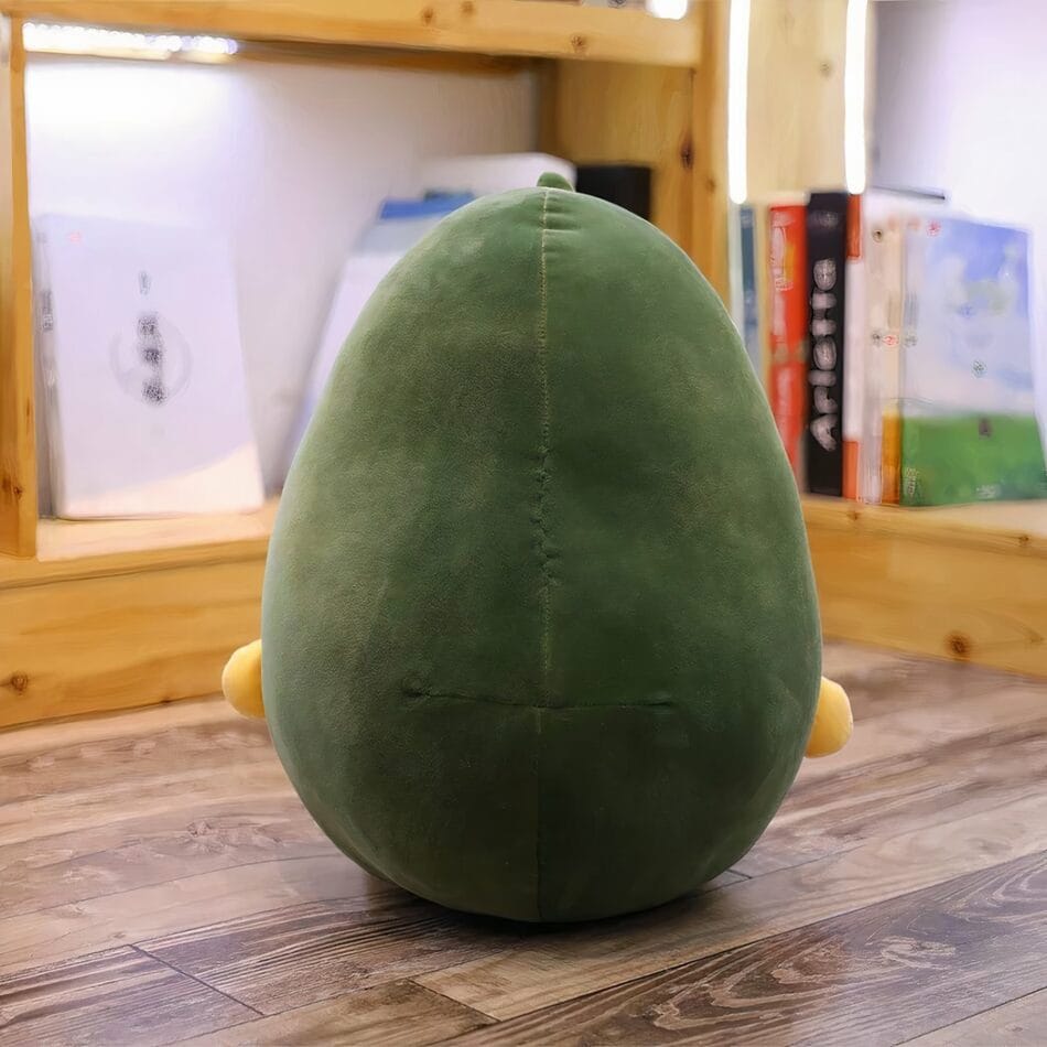 Donkergroene Avocado Knuffel Schattig Baby Speelgoed Met Zacht Fluweel De Knuffel