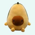 Donkergroene Avocado Knuffel Schattig Baby Speelgoed Met Zacht Fluweel De Knuffel