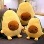 Donkergroene Avocado Knuffel Schattig Baby Speelgoed Met Zacht Fluweel De Knuffel