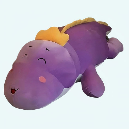 Donkerpaars Dinosaurus Knuffel Zacht Pluche De Knuffel 80cm