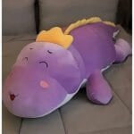 Donkerpaars Dinosaurus Knuffel Zacht Pluche De Knuffel