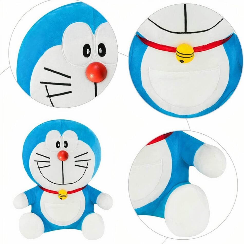 Doraemon Knuffel 48 cm Superschattig Zachte Knuffel voor Kinderen De Knuffel