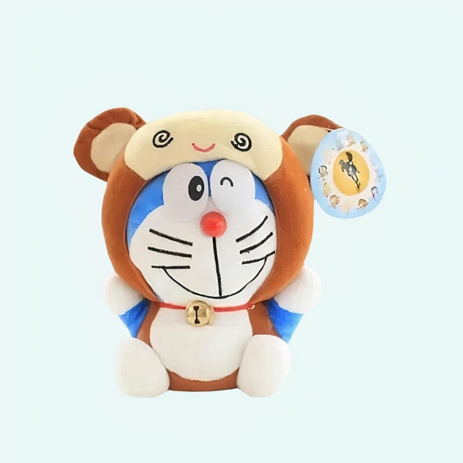 Doraemon Knuffel in Berenkostuum Zachte Kussen De Knuffel