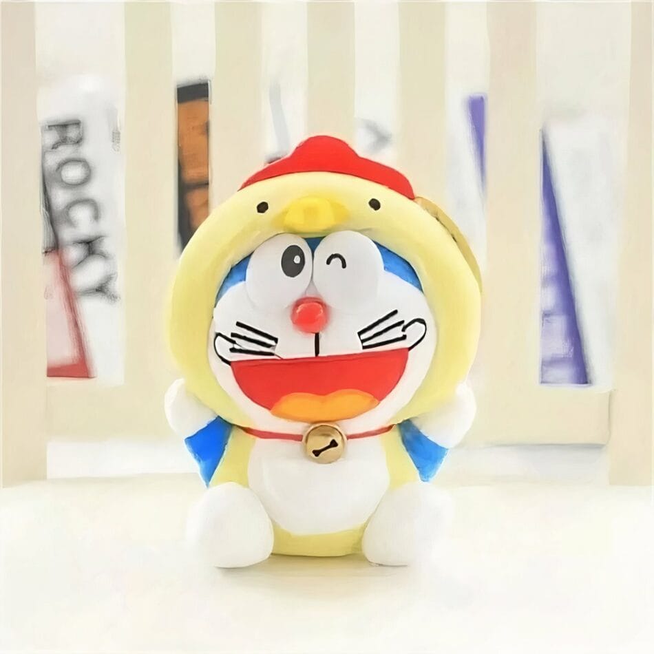 Doraemon Knuffel Verkleed Als Kip Met Zachte Vacht De Knuffel