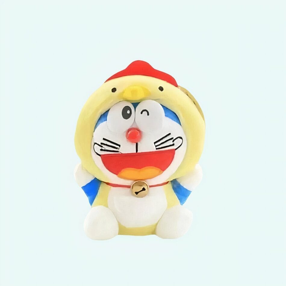 Doraemon Knuffel Verkleed Als Kip Met Zachte Vacht De Knuffel
