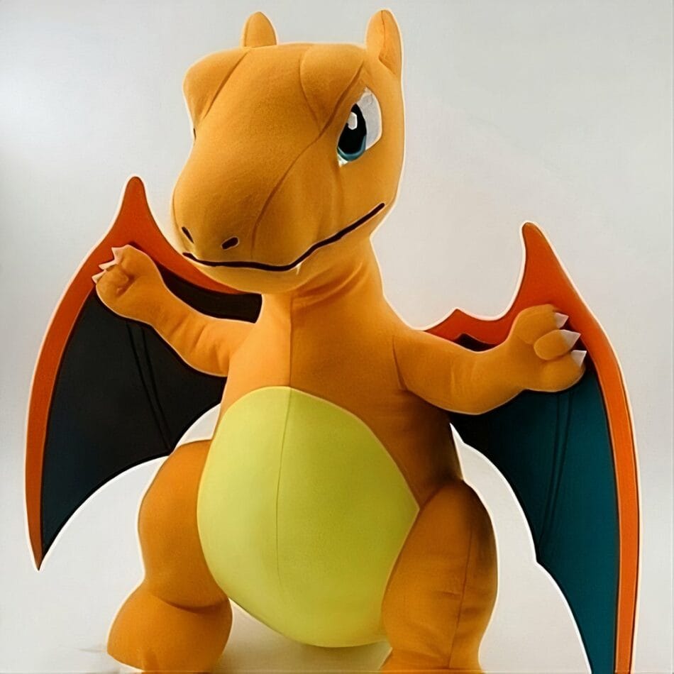 Dracaufeu Assis Zittende Pokémon Knuffel De Knuffel