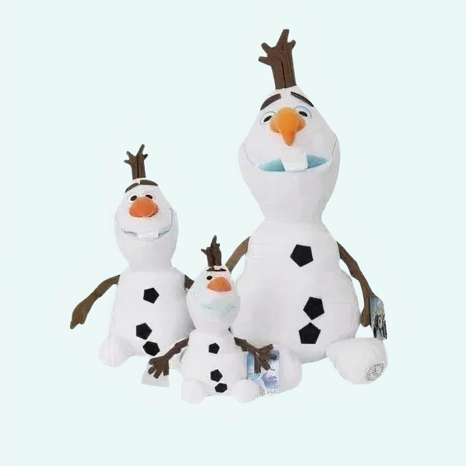 Drie Olaf Sneeuwpop Knuffels Set Voor Kinderen De Knuffel