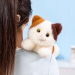 Driekleurige Verzwaarde Knuffelkat Zachte Kalmering De Knuffel