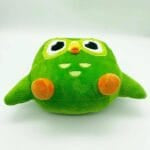 Felgroene Duolingo Duo Knuffel Met Gele Snavel De Knuffel