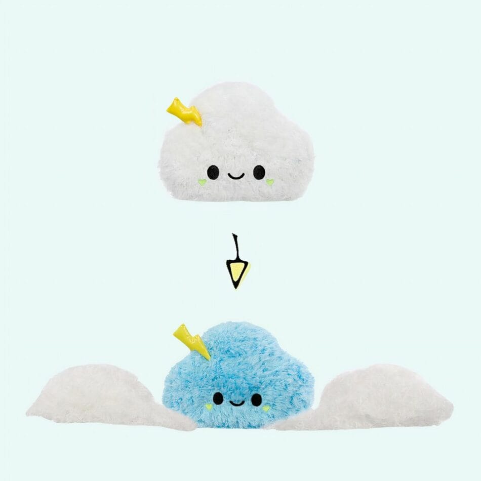 Fluffie Stuffiez Nuage Knuffel Zacht Pluche Kleurrijk Uiterlijk De Knuffel