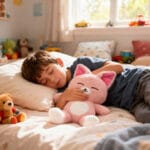 FoxI.Ny Knuffel Vos SKZOO Stray Kids Poederroze Vacht en Roze Oren De Knuffel