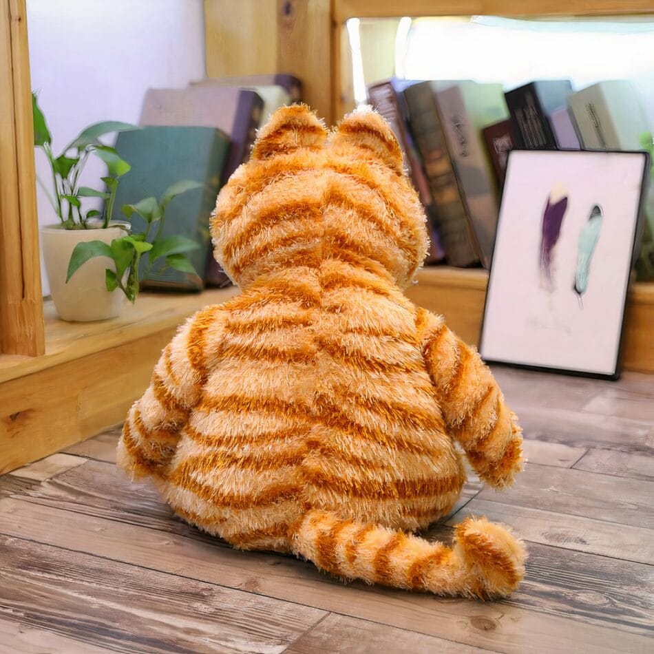 Garfield Knuffel Kat Grijze Vacht Met Bozig Gezicht De Knuffel