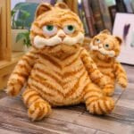 Garfield Knuffel Kat Grijze Vacht Met Bozig Gezicht De Knuffel
