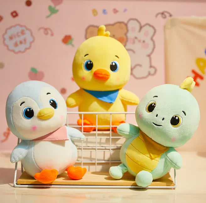 Geel Eendje Knuffel | Klein Kawaii Eendje in 3 Modellen De Knuffel