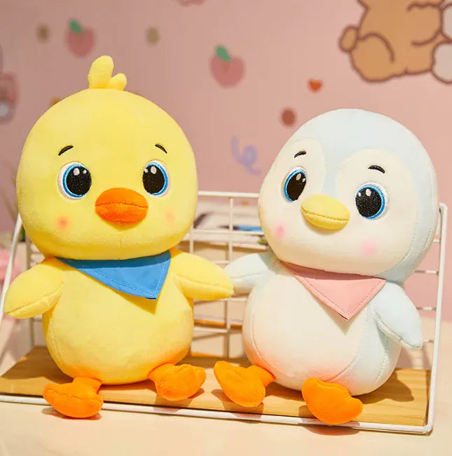 Geel Eendje Knuffel | Klein Kawaii Eendje in 3 Modellen De Knuffel