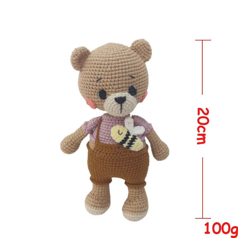 Gehaakte Beer Knuffel | Handgemaakte Teddybeer in 10 Modellen De Knuffel Model 1