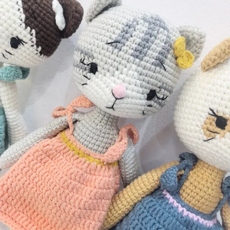Gehaakte Kat Knuffel | Handgemaakte Poes in 13 Modellen De Knuffel