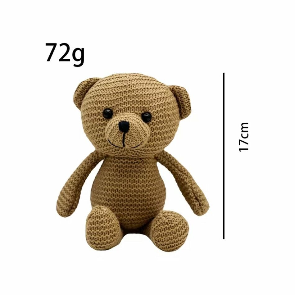 Gehaakte Knuffel Beer Handgemaakt Zacht Veilig Voor Babys De Knuffel