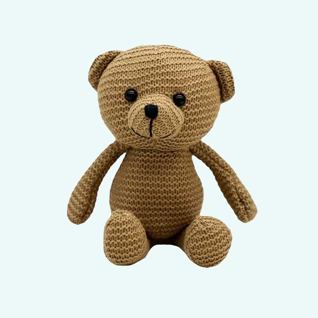 Gehaakte Knuffel Beer Handgemaakt Zacht Veilig Voor Babys De Knuffel