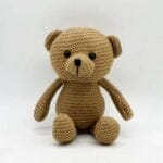 Gehaakte Knuffel Beer Handgemaakt Zacht Veilig Voor Babys De Knuffel