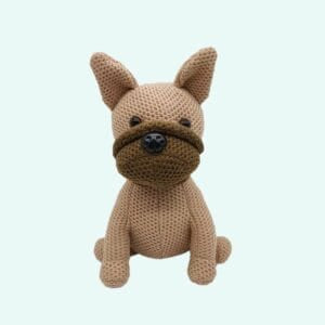 Gehaakte Konijn Knuffel Mademoiselle Lapin Handgemaakt Zacht Garens De Knuffel