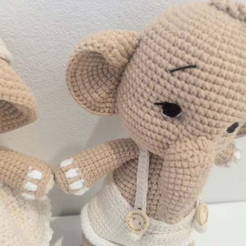 Gehaakte Olifant Knuffel | Amigurumi Olifantje in 8 Modellen De Knuffel