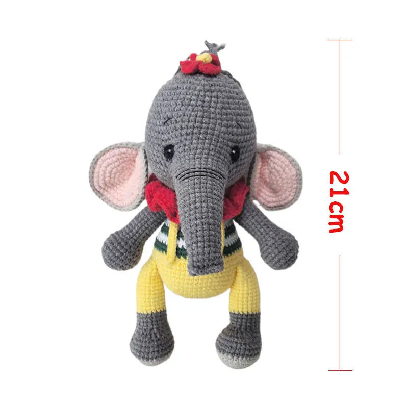 Gehaakte Olifant Knuffel | Amigurumi Olifantje in 8 Modellen De Knuffel Model 8