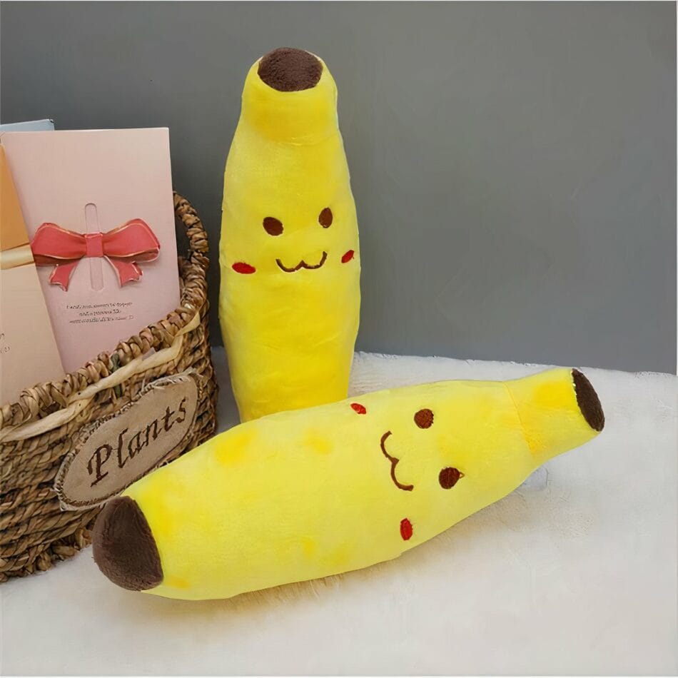 Gele Banaan Knuffel Zachte Pluche Met Glimlach De Knuffel