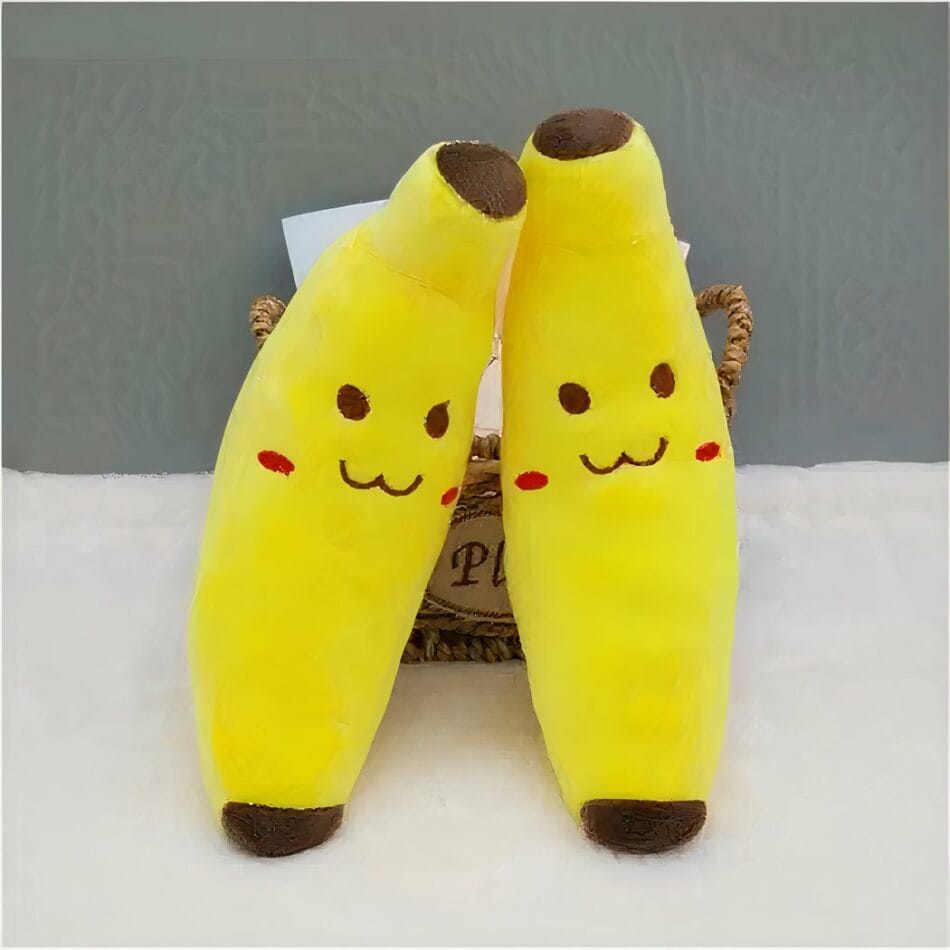 Gele Banaan Knuffel Zachte Pluche Met Glimlach De Knuffel