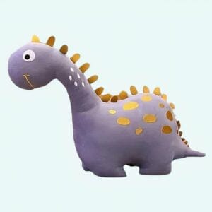 Gele Dinosaurus Knuffel Grappige Zachte Glimlach De Knuffel