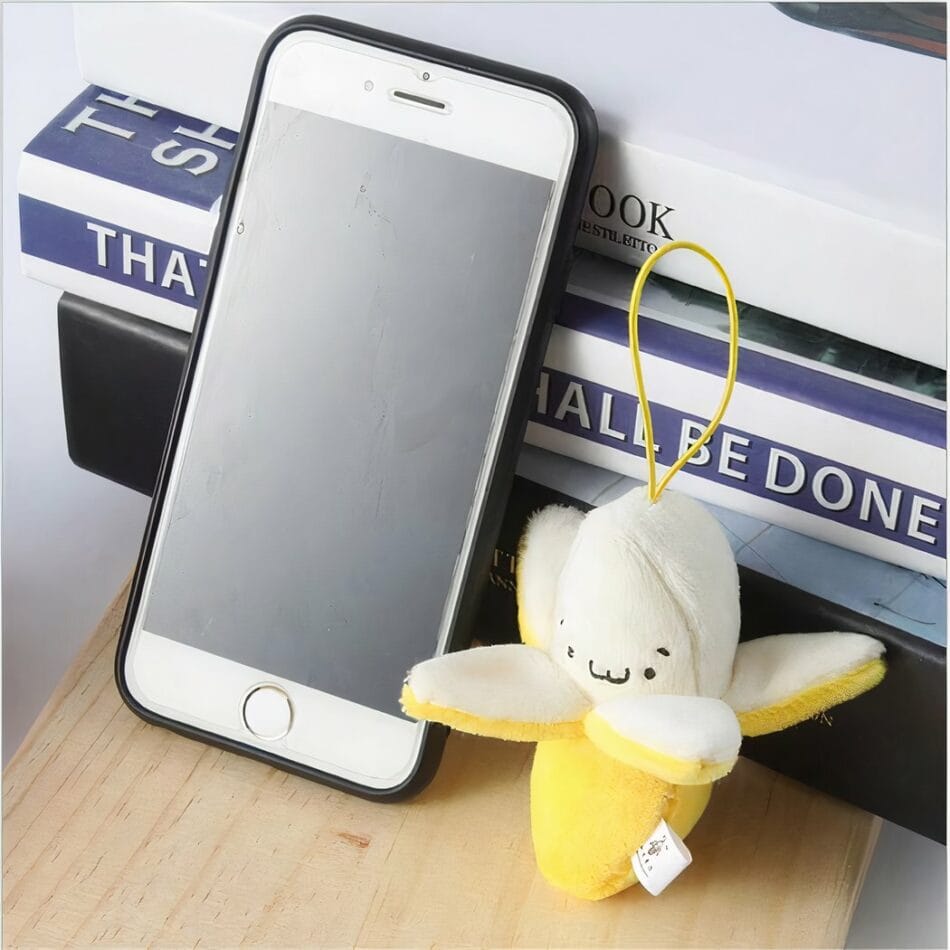 Gele Gepelde Knuffel Banaan 5 Cm Zacht Pluche Speelgoed De Knuffel